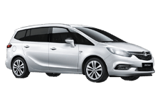Car Rental Chelsea - Vauxhall Zafira 5 + 2 - Minibus hire Chelsea